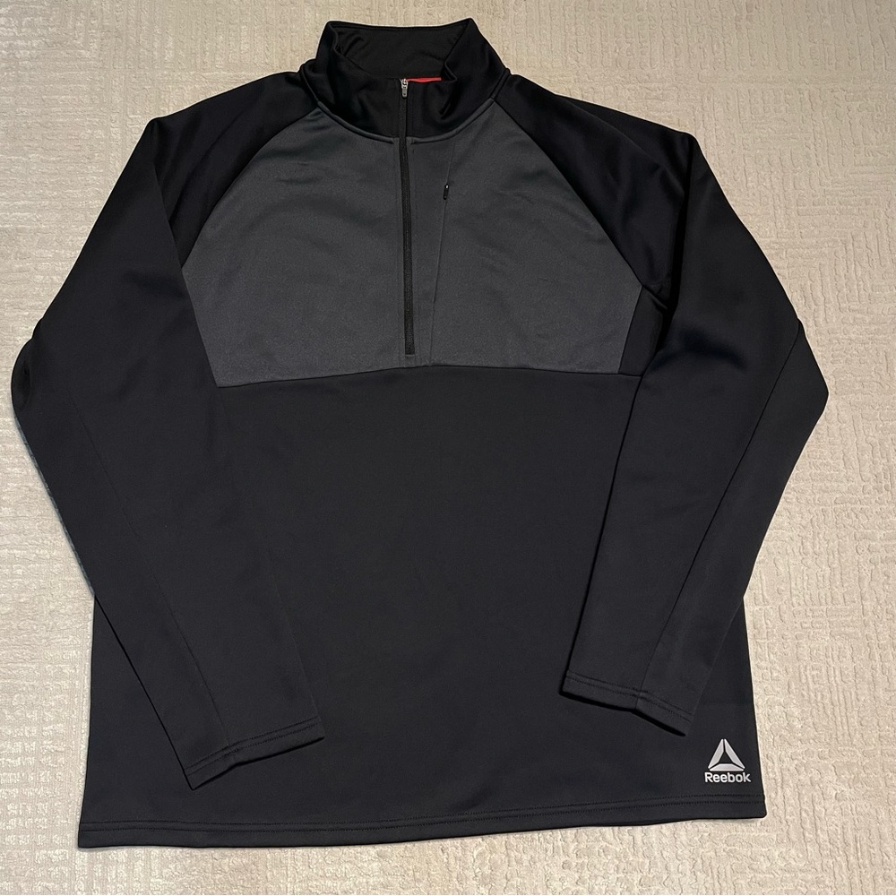 Reebok 1/2 zip fleece pullover sweater sweatshirt Men’s XL